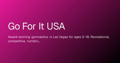 Go for It USA, gymnastics